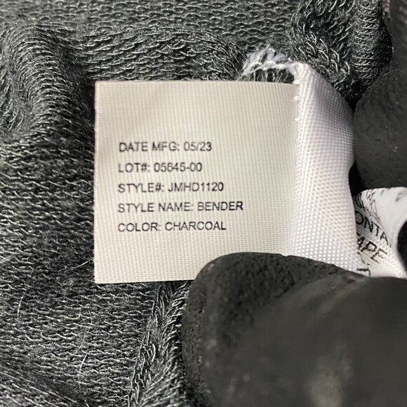 Johnnie-O Bender Melange Hoodie Men's Medium Charcoal Gray Stretch JMHD1120 - Picture 6 of 9